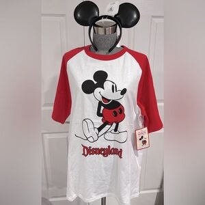 Disney Vintage Red and White Mickey Mouse Shirt - NWT!!
